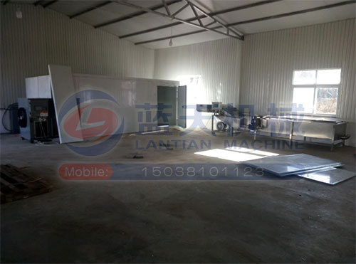 福建熱泵烘干機安裝現場