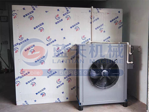 湖南熱泵烘干機安裝現場